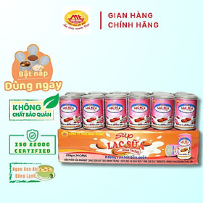 Súp lạc sữa Minh Trung 250g - Súp Lạc Sữa 24 (thùng 24 lon)