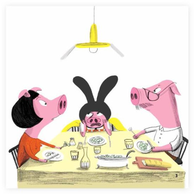 Lợn tai thỏ Bobby - Con ứ ăn rau đâu!