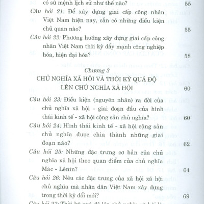 Hỏi - Đáp Môn Chủ Nghĩa Xã Hội Khoa Học (Dành cho bậc đại học hệ chuyên và không chuyên lý luận chính trị)