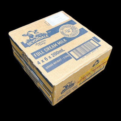 Thùng 4 Lốc Sữa Nguyên Kem Devondale Fullcream (4 x 6 x 200Ml)