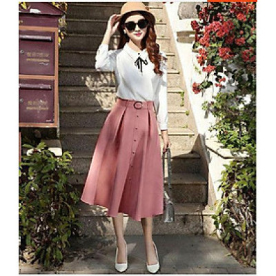 Chân Váy Xếp Ly Kèm Belt Nana