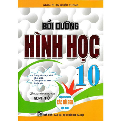Sách - Bồi Dưỡng Đại Số + Hình Học Lớp 10 - Combo 2 Cuốn - Biên Soạn Theo Chương Trình Giáo Dục Phổ Thông Mới - Hồng Ân