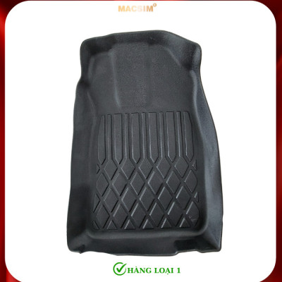 Thảm lót sàn sd Toyota Rush 2017 - nay Nhãn hiệu Macsim chất liệu nhựa TPE cao cấp màu đen