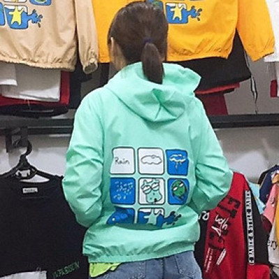 ÁO KHOÁC DÙ Hoạt Hình (M158 - Ảnh Thật)