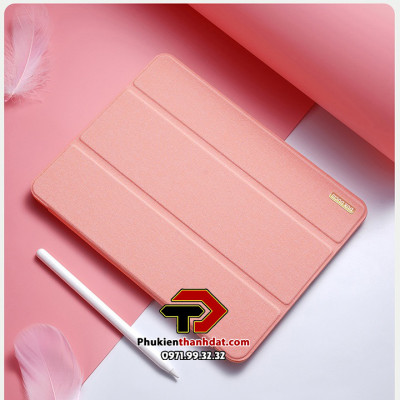 Bao da chống sốc cho SamSung Galaxy Tab S8 Ultra có ngăn đựng bút chính hãng Dux Ducis Domo - Hàng nhập khẩu 