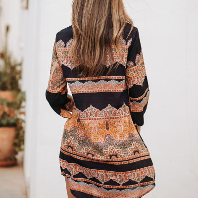 Đầm Sơ Mi Kết Cườm Cotton Isla Bonita