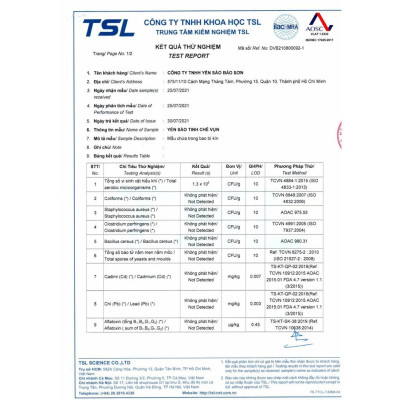 TỔ YẾN TINH CHẾ VỤN - HỘP 100GR - BẢO SƠN TRUE NEST