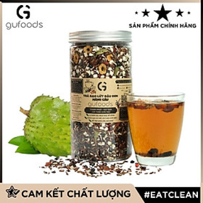 Trà gạo lứt đậu đen thanh nhiệt GUfoods - Tự nhiên, Healthy, Thanh lọc cơ thể, Mát gan, Cải thiện giấc ngủ, Đa dạng hương vị