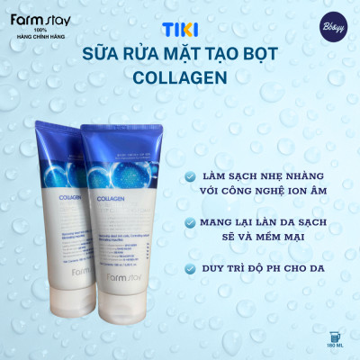 Sữa Rửa Mặt Tạo Bọt Collagen _ Collagen Water Full Moist Deep Cleansing Foam