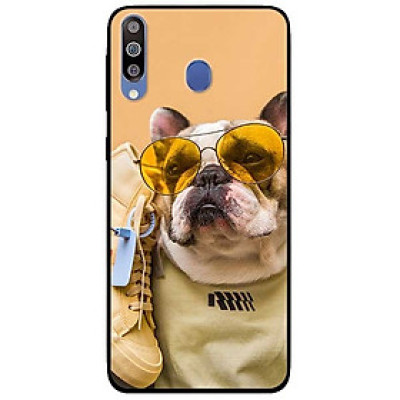 Ốp lưng dành cho Samsung M30 mẫu Cún Kính Vàng
