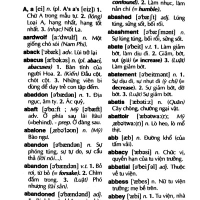 Từ Điển Anh-Việt - 75000 Mục Từ Và Định Nghĩa (Tái Bản 2023)