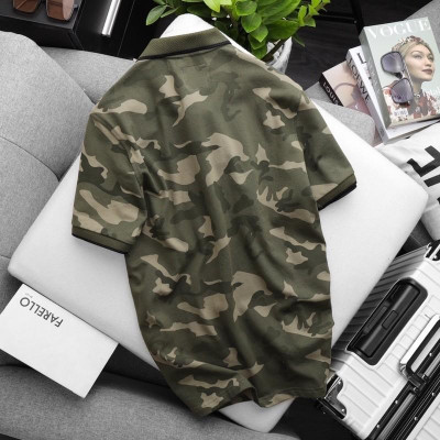 Áo thun polo camo Scotch & Soda
