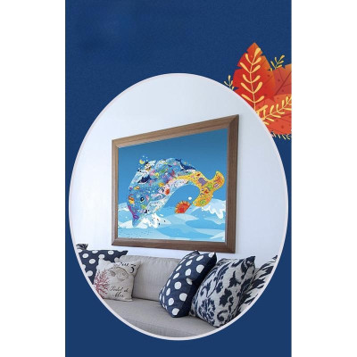 Bộ xếp hình khủng long bạo chúa đồ chơi trí tuệ bé 6 tuổi ship HOẢ TỐC HCM tranh ghép hình 500 mảnh