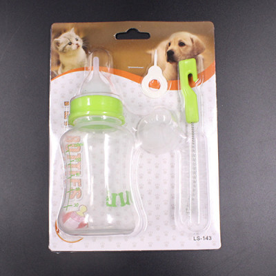 Bình sữa cho chó mèo núm mềm Genyo ( màu ngẫu nhiên )