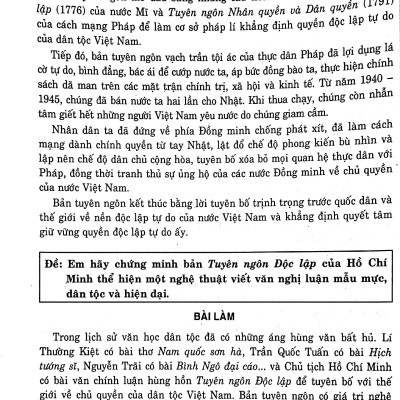 Những Bài Làm Văn Hay 12