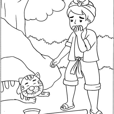 Tô Màu Bé Yêu Cổ Tích 8 - Sự Tích Chú Cuội