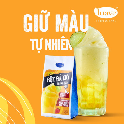 Bột Đá Xay Không Sữa LÚAVE 500g (Chuyên Dùng Cho Các Món Sinh Tố Trái Cây, Không Dùng Sữa, Chống Phân Tầng, Tách Lớp)