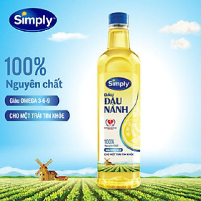 Dầu Đậu Nành Simply 1L nguyên chất