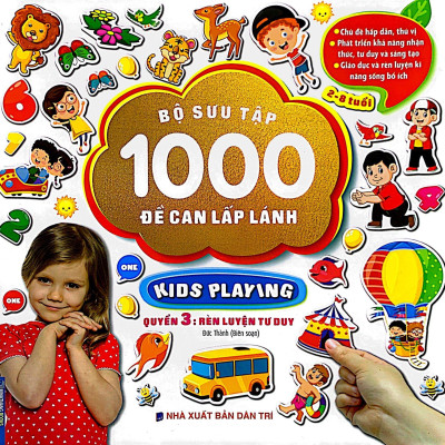 Bộ Sưu Tập 1000 Đề Can Lấp Lánh Kids Playing - Quyển 3: Rèn Luyện Tư Duy