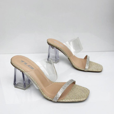 Sandal cao gót quai trong hot trend trẻ trung năng động 21288