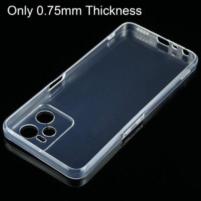 Ốp lưng silicon dẻo cho Oppo Realme C35 hiệu Ultra Thin trong suốt mỏng 0.6mm độ trong tuyệt đối chống trầy xước - Hàng nhập khẩu