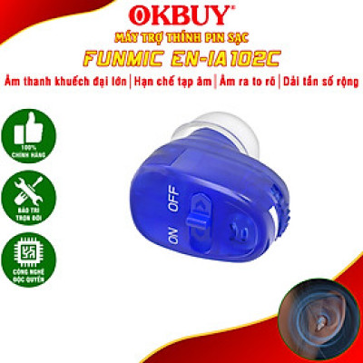 Máy trợ thính nhét tai siêu mini Funmic EN-IA102C