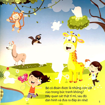 Bộ Sưu Tập 1000 Đề Can Lấp Lánh Kids Playing - Quyển 3: Rèn Luyện Tư Duy