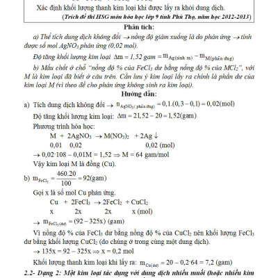 22 Chuyên Đề Hay Và Khó - Bồ Dưỡng Học Sinh Giỏi - Hóa Học THCS - Tập 1