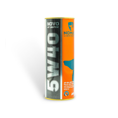 Nhớt Xe Máy Tổng Hợp Toàn Phần NOMAD Lon 1L 5W40-SN-MA2 Cho Xe Côn Tay Winner/Exciter/Sonic Nhập Khẩu Chính Hãng (nhớt màu xanh)