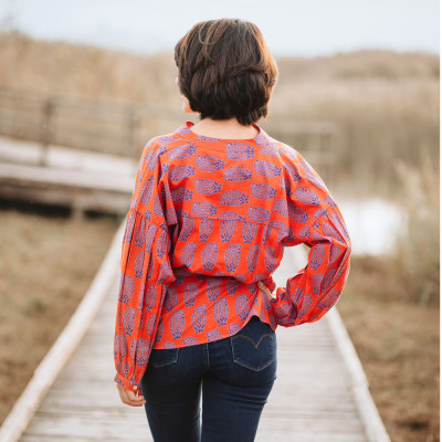 Áo Kiểu Dài Tay Cotton Isla Bonita