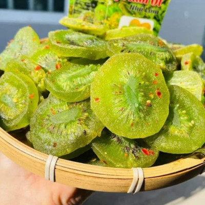 Kiwi sấy dẻo muối ớt Viettin mart 500g