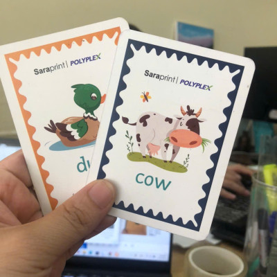 Giấy nhựa trắng mờ (White matte PET) dầy 175 khổ 320x470