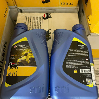 (HCM) Nhớt Eni I-Ride Scooter 10W40 cho xe tay ga 1L (Vespa, Honda, Yamaha)
