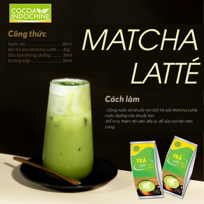 Trà Sữa Vanilla, Hazelnut Và Matcha Latté Hòa Tan Maya (15 Gói x 20g)