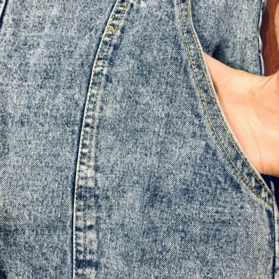 Quần yếm jean short YS10 C058