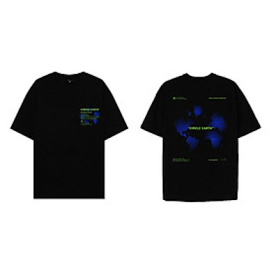 Áo Thun RANV RBAE CIRCLE EARTH Đen