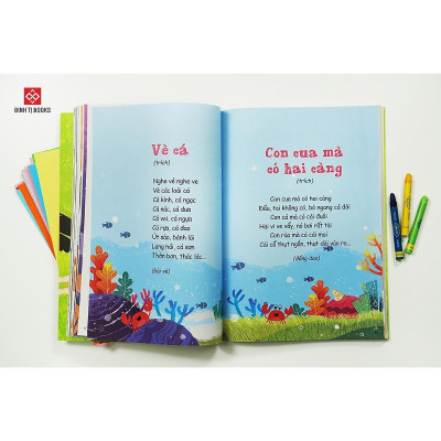 Sách - Thơ Cho Bé Học Nói - Đinh Tị Books