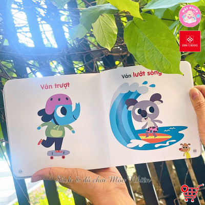 Sách - 200 từ vựng mẹ cùng con học nói - Đinh Tị Books