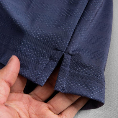 Áo polo nam áo thun áo thun cổ bẻ màu xanh navy chất liệu vải thun lạnh mềm mịn không bai xù co giãn tốt ALIGRO ALGPLO82