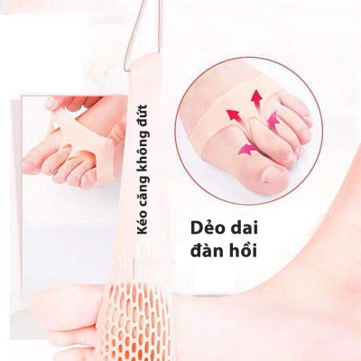 Combo 5 cặp vớ silicone tổ ong đệm êm lòng bàn chân phía trước - BBPK67_5