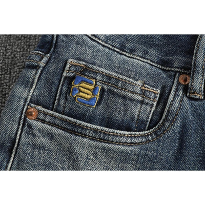 Quần jean bụi phong cách Retro_Biker