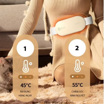 Máy Massage Giảm Đau Bụng Kinh BUMAS BU01 - Hỗ Trợ Chống Lão Hoá Da Sau Sinh - Hàng Chính Hãng