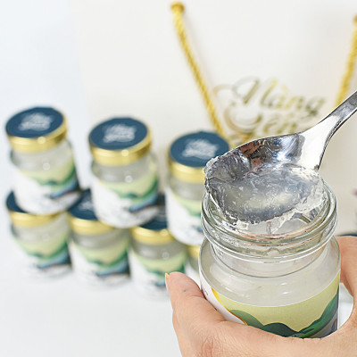 TỔ YẾN SÀO CHƯNG SẴN | 10 HŨ NƯỚC YẾN CHƯNG ĐƯỜNG PHÈN | THƯƠNG HIỆU NÀNG YẾN | 100% TỔ YẾN NGUYÊN CHẤT | KHÔNG CHẤT BẢO QUẢN | KHÔNG CHẤT LÀM DÀY | KHÔNG HƯƠNG LIỆU | CHƯNG YẾN VỚI NƯỚC ION KIỀM | 10 HŨ YẾN SÀO 70ML