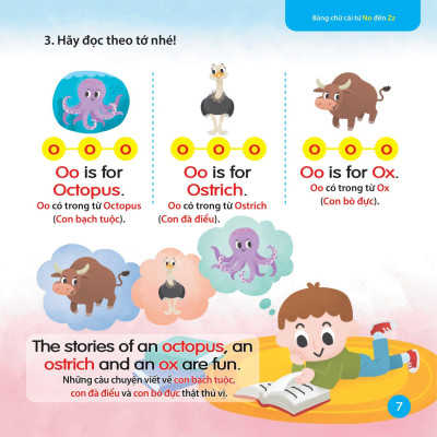 Cùng Con Học Ngữ Âm Tiếng Anh Qua 3 Cấp Độ - Bảng Chữ Cái Từ Nn Đến Zz