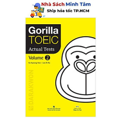 Sách - Gorilla Toeic Actual Tests - Volume 2 - Nhân Trí Việt