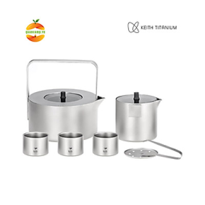 Bộ ấm pha trà Titanium tea set Keith Ti3924 - Hàng chính hãng