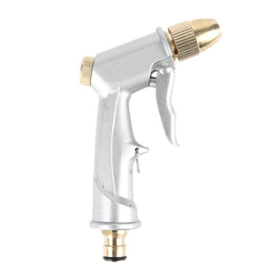 Bộ dây và vòi xịt tăng áp lực nước 300% rửa xe tưới cây 701498 (vòi bạc-dây trắng)