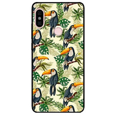 Ốp lưng in cho Xiaomi Redmi Note 6 Pro Mẫu Két Mỏ Vàng