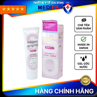 Gel Bôi Trơn Sagami Original (60g) - Trong Suốt - Không Màu - Không Mùi - 100% Nhập Khẩu Nhật Bản - Che Tên Sản Phẩm