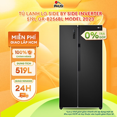 Tủ lạnh LG Inverter 519 lít GR-B256BL - Hàng chính hãng